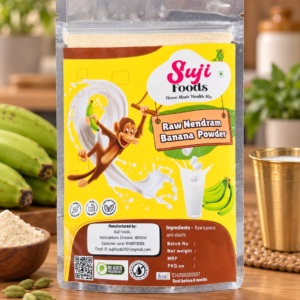 Raw Nendram Banana Powder